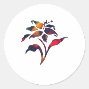 Peperbloemen drie Sticker