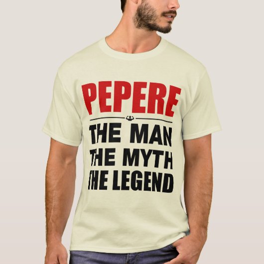 Pepere het Man de mythe de leger T-shirt (Voorkant)
