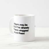 Pepere is gewikkeld. koffiemok (Voorkant links)