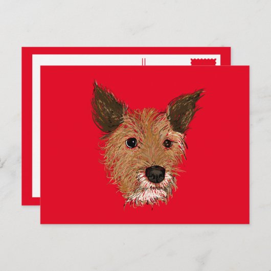 peperjongen briefkaart (Voorkant / Achterkant)