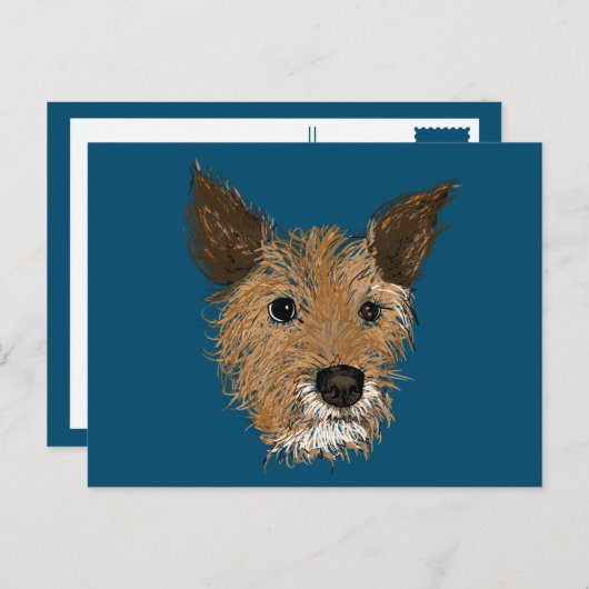 peperjongen briefkaart (Voorkant / Achterkant)