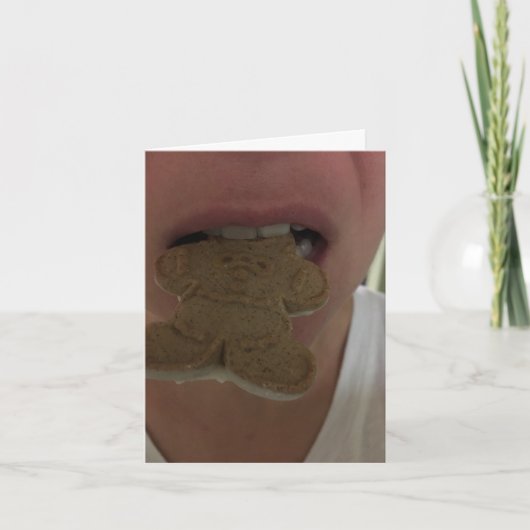 peperkoek bedankkaart (Voorkant)