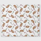 peperkoek cadeaupapier (Vlak)