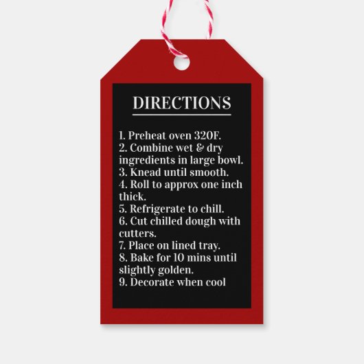 peperkoek DIY Cadeaulabel (Achterkant)