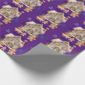 peperkoek familie cadeaupapier (Hoek)