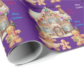 peperkoek familie cadeaupapier (Rol Hoek)