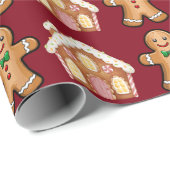 peperkoek-feestelijk pakpapier (Rol Hoek)