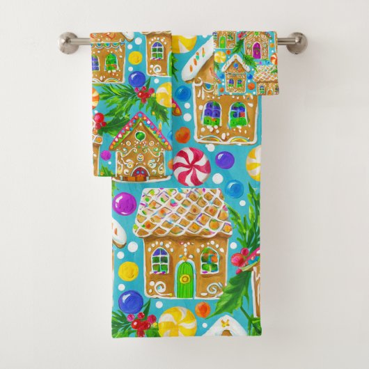 peperkoek Fleece Bad Handdoek (Insitu)