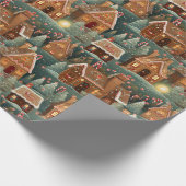  peperkoek herbergt kerstbomen snoep cadeaupapier (Hoek)