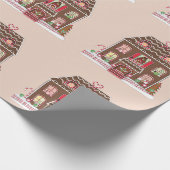 peperkoek huis inpakpapier (Hoek)