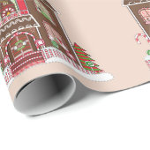 peperkoek huis inpakpapier (Rol Hoek)