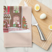 peperkoek keukenhanddoek (Quarter Fold)