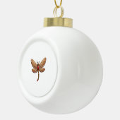 peperkoek-libel keramische bal ornament