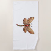 peperkoek-libel strandlaken (Voorkant)