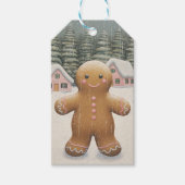  peperkoek Man Christmas Cadeaulabel (Voorkant)