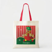 peperkoek-Man | DIY-naam | Christmas Tote Bag (Voorkant)
