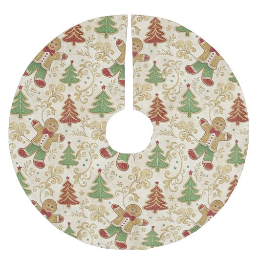 peperkoek man & kerstbomen kerstboom rok (Voorkant)