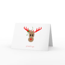 peperkoek rendier kerst Kaarten