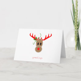 peperkoek rendier kerst Kaarten