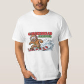 peperkoek-snowboarder t-shirt (Voorkant)