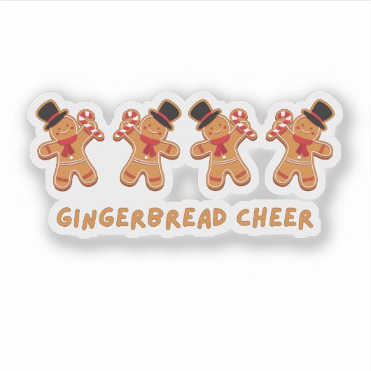 peperkoek sticker (Voorkant)