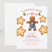 peperkoek | Uitnodiging voor Baby shower (Voorkant / Achterkant)