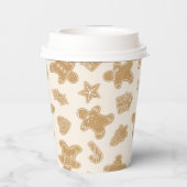 peperkoek voor eenmalig gebruik papieren bekers (Achterkant)