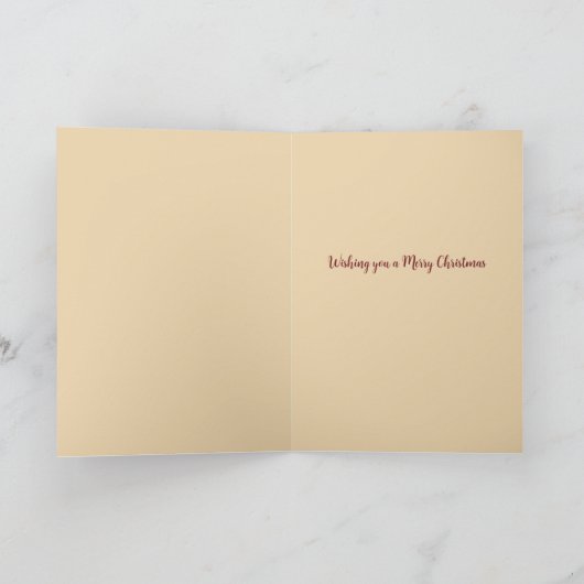 peperkoek  vrolijk vrolijk kerstfeest feestdagen kaart (Binnen)