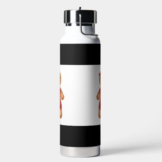 peperkoek waterfles met Pop -up- stro (Links)