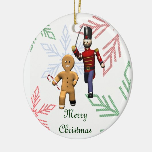 peperkoekdief keramisch ornament (Links)