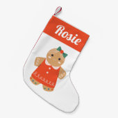 peperkoekjesmeisje kleine kerstsok (Voorkant (Hangend))