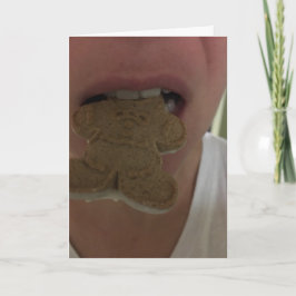 peperkoekkaart feestdagen kaart