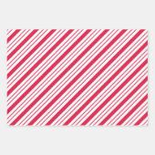 Pepermint Strepen Inpakpapier Vel (Voorkant)