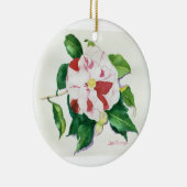 Pepermunt Camellia Versiering Keramisch Ornament (Rechts)