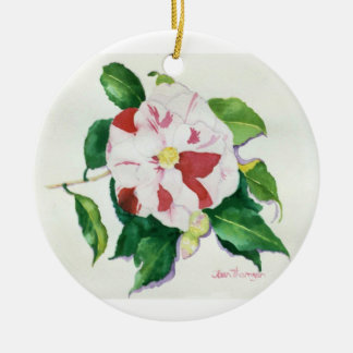 Pepermunt Camellia Versiering Keramisch Ornament