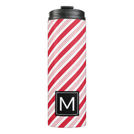 Pepermunt Candy Cane Kerst Thermal Tumbler Thermosbeker