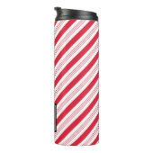 Pepermunt Candy Cane Kerst Thermal Tumbler Thermosbeker (Geroteerd rechts)