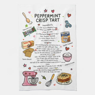 Pepermunt Crisp Tart Recept Geïllustreerde Afwasha Theedoek