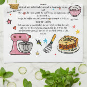 Pepermunt Crisp Tert Dish Handdoek (Gevouwen)