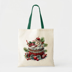 Pepermunt cupcakes tote bag