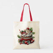 Pepermunt cupcakes tote bag (Achterkant)