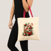 Pepermunt cupcakes tote bag (Voorkant (product))