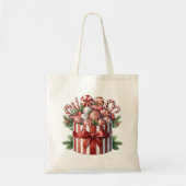Pepermunt delightschoudertas tote bag (Voorkant)