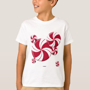 Pepermunt Draai Streep Snoep T-shirt