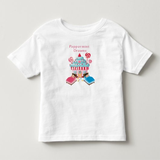 Pepermunt dromen  kinder shirts (Voorkant)