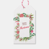 Pepermunt Elegance Gift Label Cadeaulabel (Voorkant)