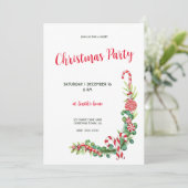 Pepermunt Elegantie Kaart (Staand voorkant)