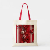 Pepermunt Feestdagen Keramische Tegel Tote Bag (Achterkant)