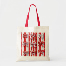 Pepermunt Feestdagen Keramische Tegel Tote Bag