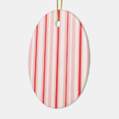 pepermunt/gestreept kerstsiermiddel keramisch ornament (Links)
